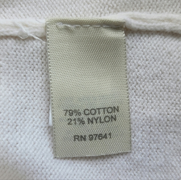 J. Jill Womens Crop Boat Neck Boxy Fit Pullover Sweater in Cream. - Picture 7 of 7